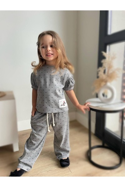 MyChino Kids Flower Printed Girl's Set
