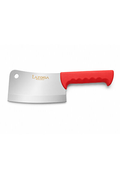 LAZBİSA Lazbisa Stainless Steel Meat Cleaver 16cm - 2mm Blade with Non-Slip H...