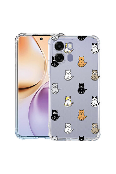 bestcase ®   Husă Antișoc pentru OPPO A6 / A6X / A6S, Model cu Pisici, 315678...