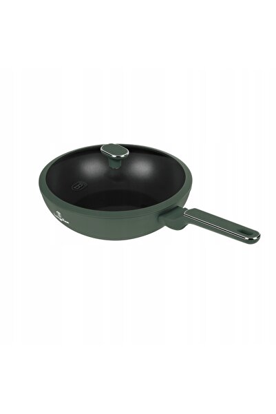 NO BRAND Tigaie Wok cu capac 28cm Berlingerhaus Bh-8159 Verde Mat