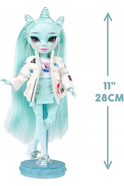 NO BRAND Păpușă de modă Mentă cu accesorii elastice pentru copii 12+