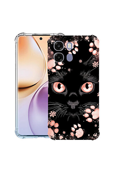 bestcase ®   Husă Antișoc pentru OPPO A6 / A6X / A6S, Pisică Neagră, 3156785 ...