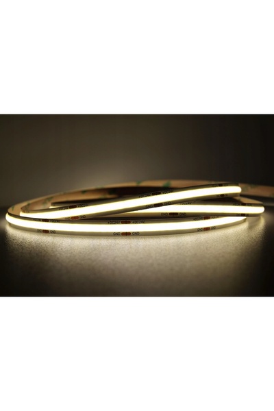NO BRAND Bandă LED LED-COB-24V/12W-NW/5M - 4000K MW Lighting
