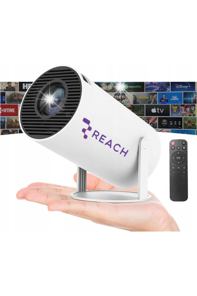 NO BRAND Proiector Portabil Mini Reach Android Led Wifi Full HD Smart TV Hy300