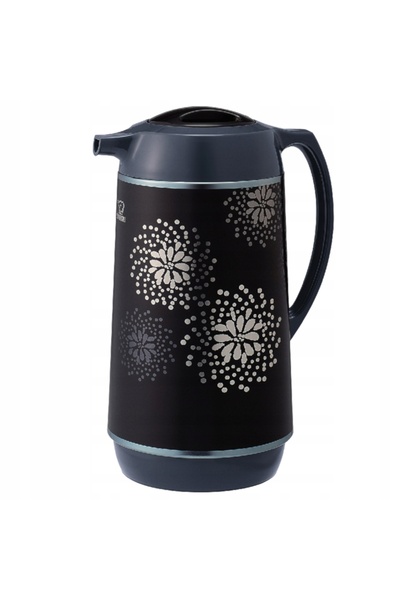 Zojirushi (Elephant Mark) Termos din sticlă neagră Zojirushi Ahgb-10D-Bf, 1 L
