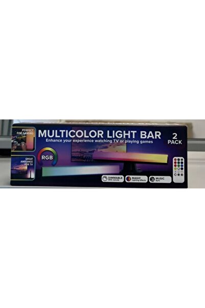 NO BRAND 2 bucăți Benzi luminoase inteligente pentru TV, PC, lampă, lumini LE...