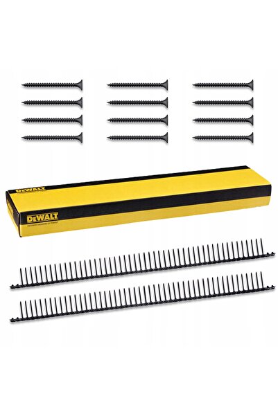 NO BRAND DeWalt DWF4000250 șuruburi de 25 mm pe bandă pentru plăci de gips-ca...