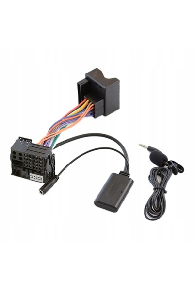 NO BRAND Adaptor Bluetooth 5.0 cu cablu audio auxiliar și microfon pentru rad...