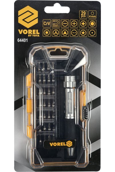 Vorel Set de șurubelnițe 64401 (29 piese)