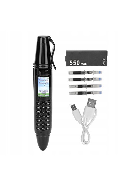 NO BRAND Telefon mobil Pióro Mini Bluetooth Dual SIM 550 mAh