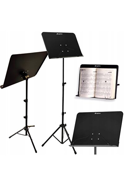 NO BRAND SUPORT PENTRU PARTITURI PULPIT 50x34 cm, TRIPOD DE ORCHESTRĂ REGLABI...