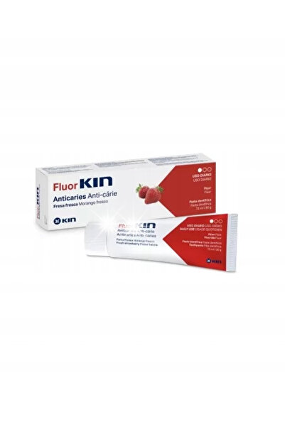 NO BRAND Pastă de dinți Fluorkin Anticaries cu căpșuni 75 ml