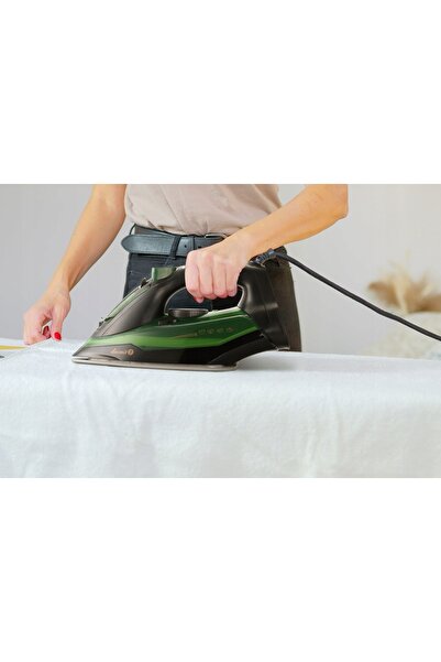 Łucznik Fier de călcat cu aburi SI-2800 Verde Sticlă 2800W Ceramic Anti-Calcar