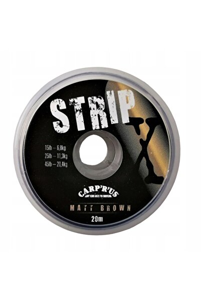 NO BRAND Carp'R'Us Plecionka Strip-X Maro Mat 15lb/20m