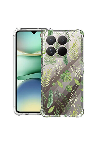 bestcase ®   Husă Antișoc pentru Motorola Edge 70 Fusion, Frunze verzi, 31457...