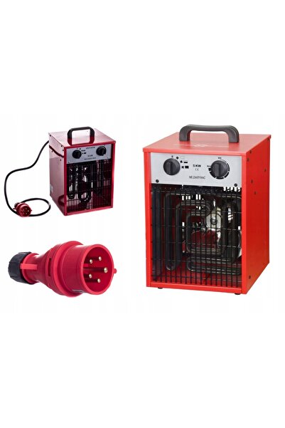NO BRAND Încălzitor electric 5000 W, 3 trepte de reglare a puterii, termostat
