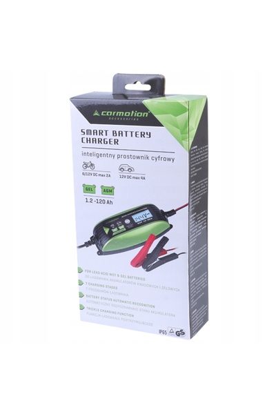 NO BRAND Încărcător inteligent digital de baterii 6V/12V 2A/4A /1.2-120 Ah/