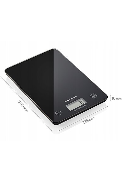 NO BRAND Cântar electronic de bucătărie de precizie 5kg Touch