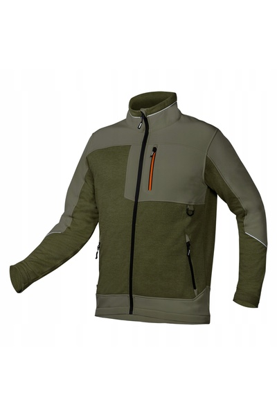 NEO Tools Hanorac de lucru softshell, rezistent pentru exterior, verde, mărim...