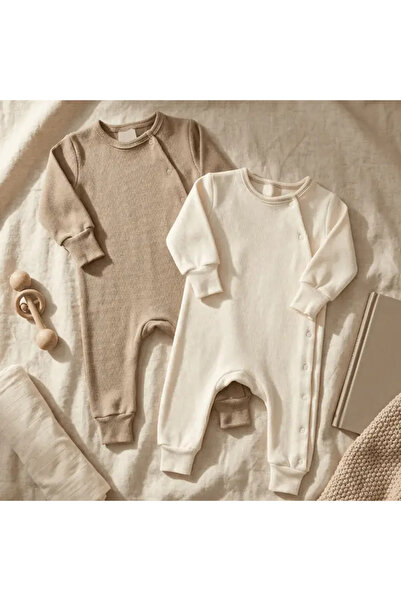 tinylamb Native Organik Bebek Tulumu - 2 Adet
