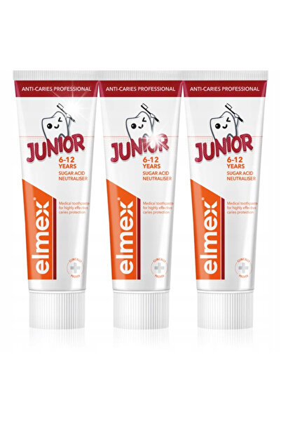 NO BRAND Elmex Anti-Carii Profesional Junior Pastă de dinți pentru copii 3X75 ml