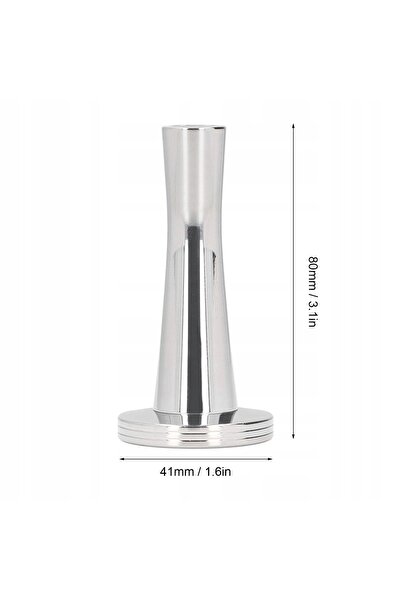 NO BRAND Tamper de cafea din oțel cu bază plată de 41mm