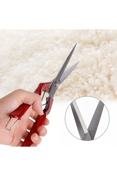 NO BRAND Foarfecă manuală pentru tuns oi de 340mm, cu arc, pentru