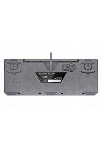 NO BRAND Tastatură mecanică Endorfy Thock V2 TKL hot-swap cu switch-uri roșii...
