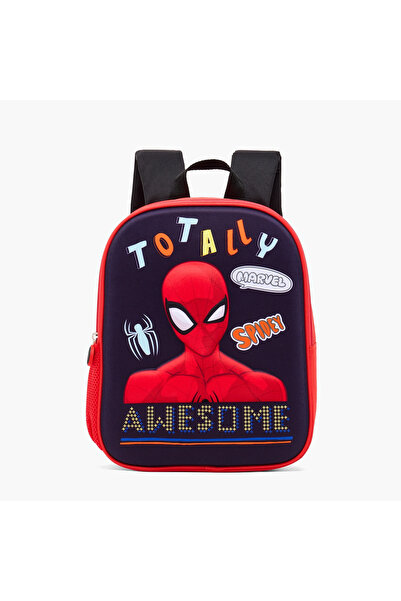 Marvel Spider-Man Print Backpack for Boys 13+ Years with Padded Strap
