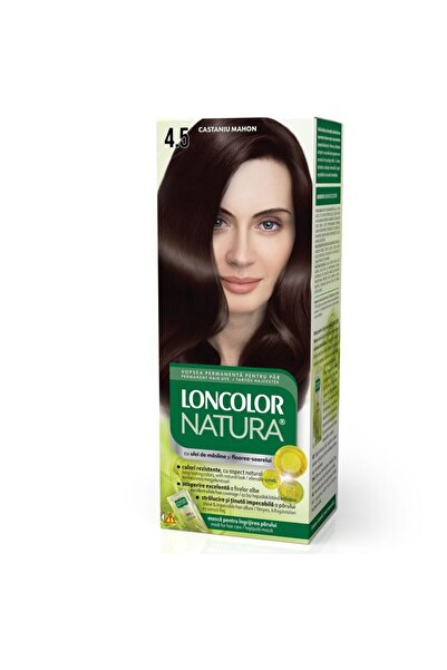 Loncolor Natura Vopsea pentru Par, Loncolor Natura, 4/5 Castaniu Mahon