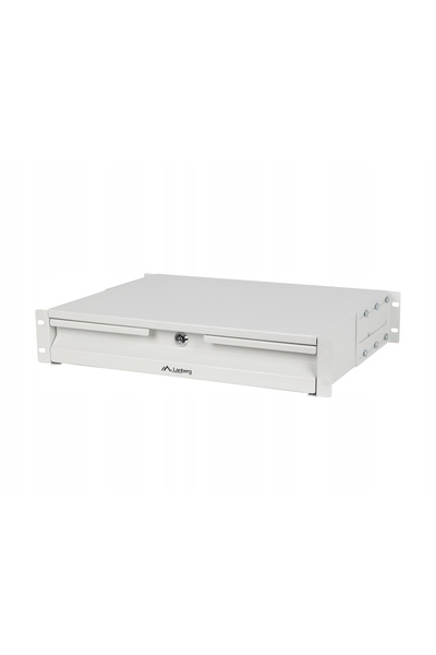 NO BRAND Sertar rack 19 " Lanberg Ak-2001-S - 2U, 483X360mm, Gri
