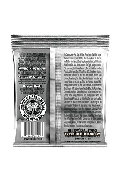 NO BRAND Corzi ERNIE BALL 3123 Acoperite cu Titan (9-42)