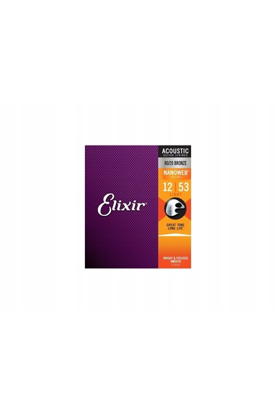 NO BRAND Elixir 16539 Bronze Set 3X12-53 Corzi de chitară acustică, pachet de...