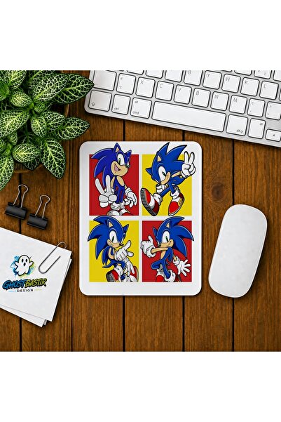 Ghostbastır Design Sonic Baskılı Oyuncu Mousepad 0279
