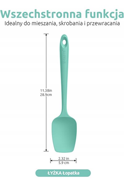 NO BRAND Set de spatule din silicon, 3 piese, rezistente la temperaturi de pâ...