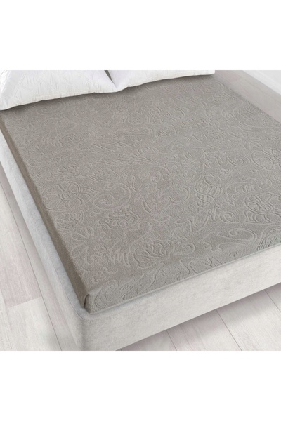 NO BRAND Cearșaf de pat Tulip 4 Jacquard Terry 175X220 Gri