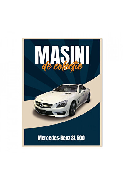 WELLY Sigilat- Mercedes Benz SL500- Nr. 51- Mașini de Colecție 2023- Scara 1/60