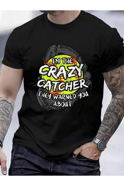 799 100% Cotton I'm The Crazy Catcher They Warned You About Softball T-Shirt ...