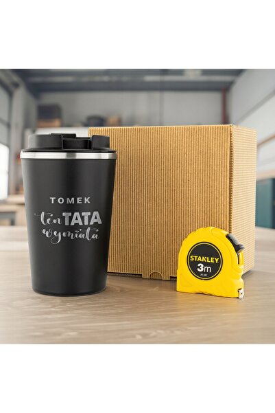 NO BRAND Cana termos gravată cu scală de măsurare Stanley, cadou de ziua de n...