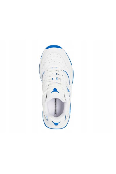 NO BRAND Adidași albi-albaștri cu șireturi din piele Ghosted WindsorSmith 37