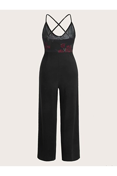 NO BRAND COMBINAȚIE FLORI NEGRE TRANDAFIRI SIMPLE LEG SHEIN 44