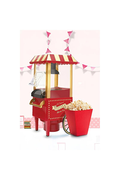 YerliÇöpPoşeti Popcorn Maker - Oil-Free Cooking - Nostalgic Model
