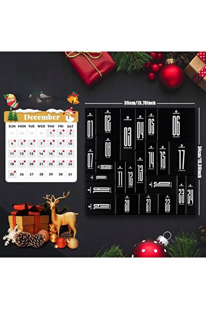 NO BRAND Calendar de Advent frizerie barbă păr cosmetice îngrijire accesorii
