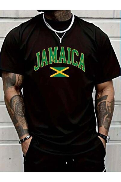 LİNA06 100% Cotton Jamaican Travel Vacation Outfit To Women Jamaica T-Shirt C...