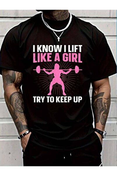 LİNA06 100% Cotton Powerlifting Art For Women Girls Weightlifting Power Lifti...