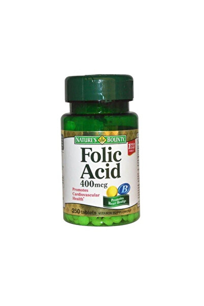 Nature's Bounty Folic Acid, 400Mcg, 250 Tabs