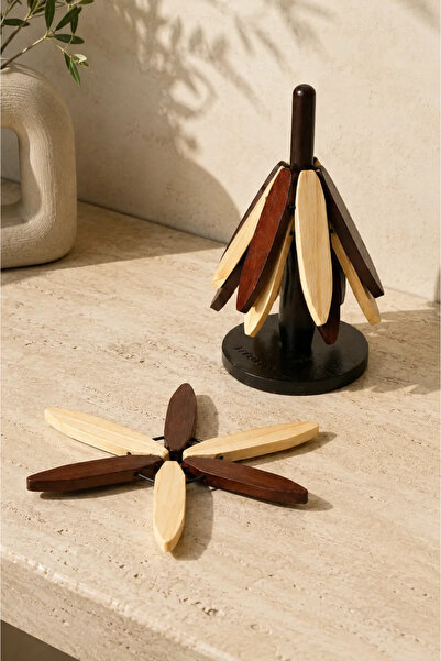 Tutku Home Bambu Standlı 3'lü Nihale