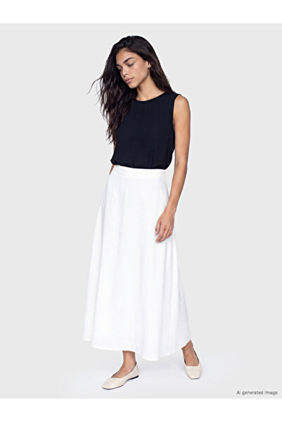 LC Waikiki Shining Store's Radiant Choices a Plantation Modal Blend Skirt wit...