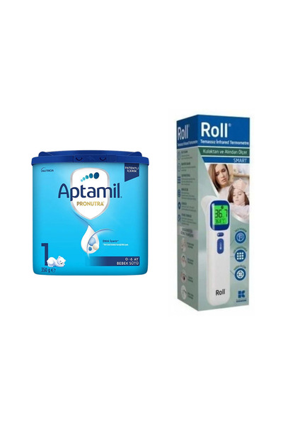 Aptamil Pronutra 1 Devam Sütü 350 gr & Roll Derece Temassız Alından ve Kulakt...