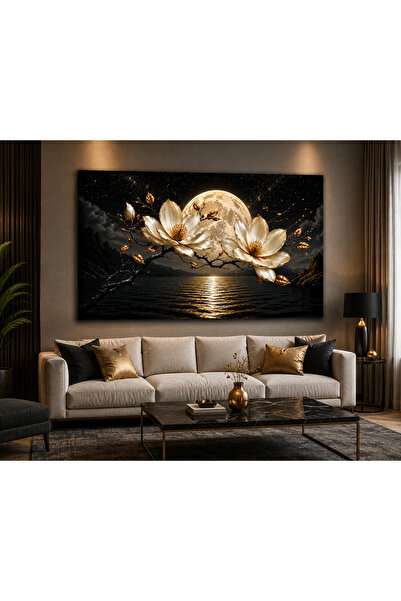 TRADE AYS Luna Magnolia | Premium Salon Kanvas Tablo